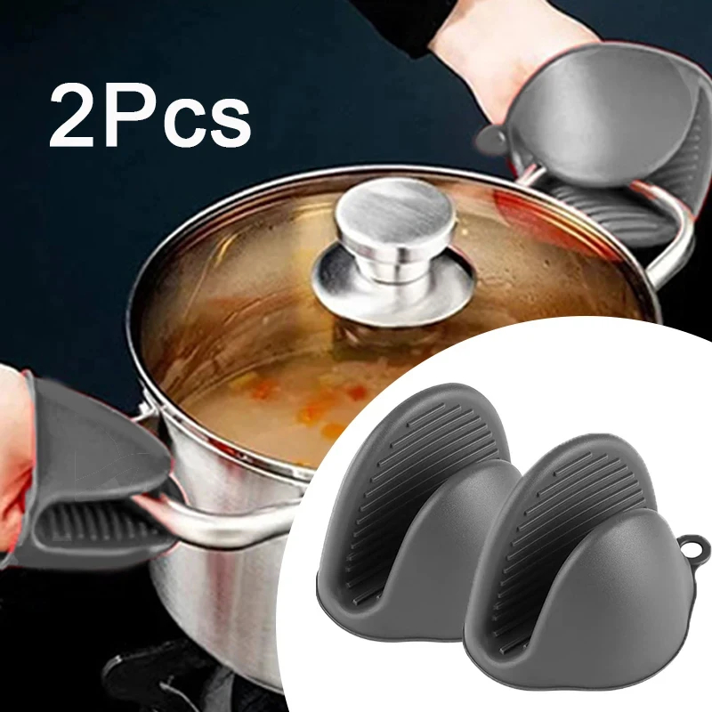 Kitchen Baking Gloves - 2개 미니 오븐 장갑 실리콘 내열
