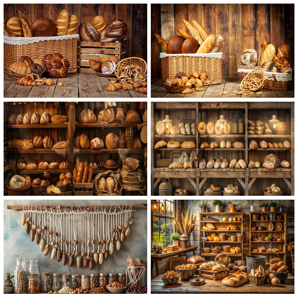 Kitchen Baking Background - 사진을위한 요리 빵 배경 빵집 베이킹