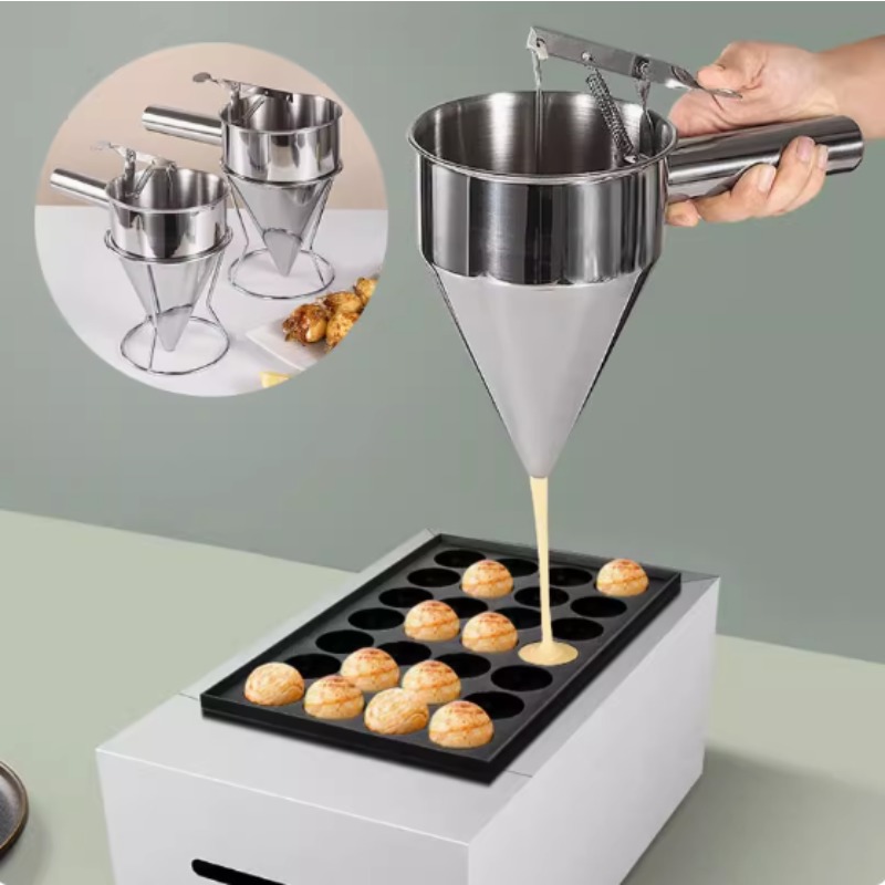 Kitchen Baking Store - 600/1200ML 스테인리스 스틸 액체 주입구, 문어볼