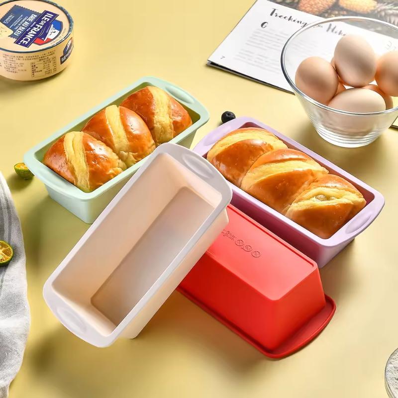 Kitchen Baking Supplies - 1/4Pcs 가정용 직사각형 실리콘 몰드 캔디