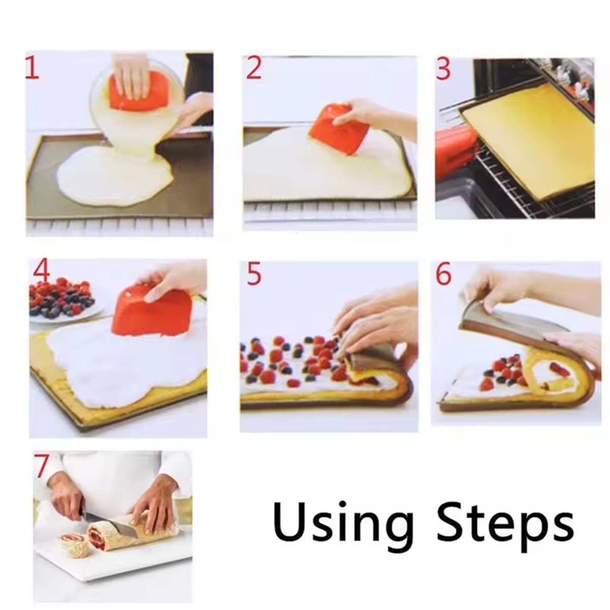 Kitchen Baking Must Haves - 【필수품목 목록】 3PC 실리콘 베이킹 매트