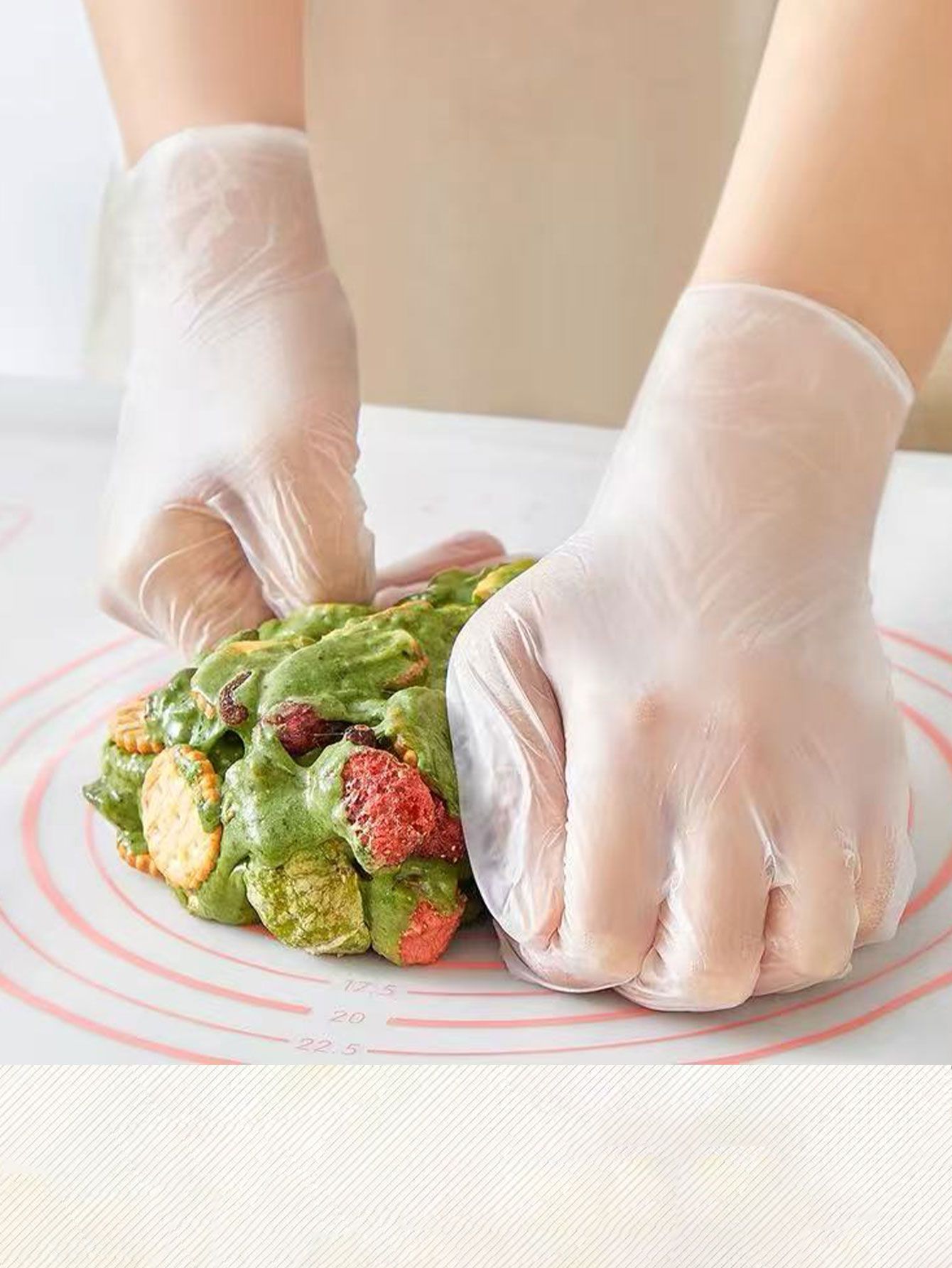 일회용 장갑, 식품 등급, 반죽 반죽, 베이킹 및 혼합 - Kitchen Baking Gloves 리뷰 및 가격