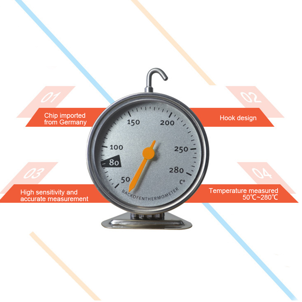 50-280 섭씨 오븐 온도계 스테인레스 스틸 스탠드  - Oven Thermometer Analog 리뷰 및 가격