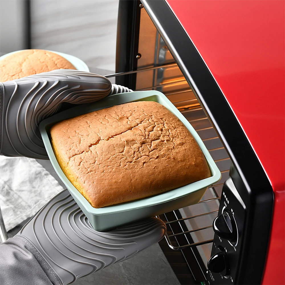 실리콘 사각 케이크 몰드, 간편한 분리 베이킹 팬, 내 - Kitchen Baking Store 리뷰 및 가격