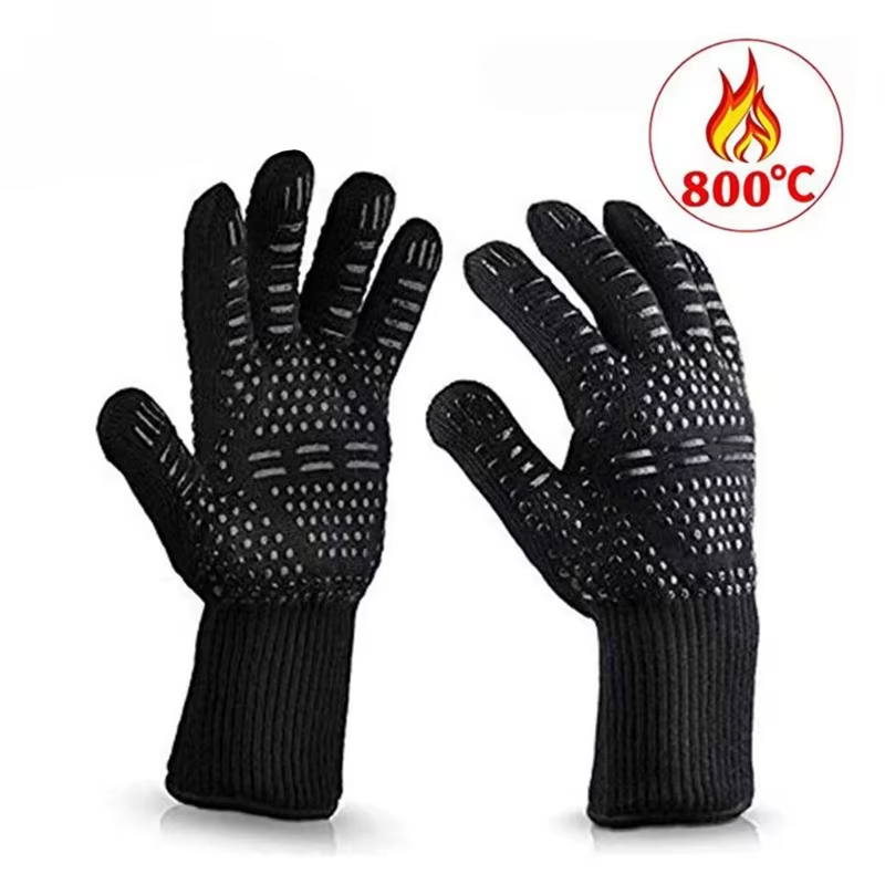 원피스 바베큐 장갑 고온 저항 오븐 미트 500 800 - Kitchen Baking Gloves 리뷰 및 가격