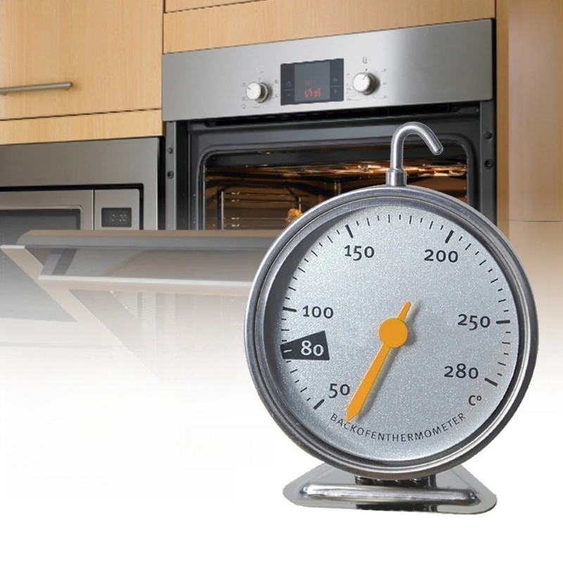 스테인리스 스틸 오븐 온도계 대형 다이얼 50-280  - Oven Thermometer Analog 리뷰 및 가격
