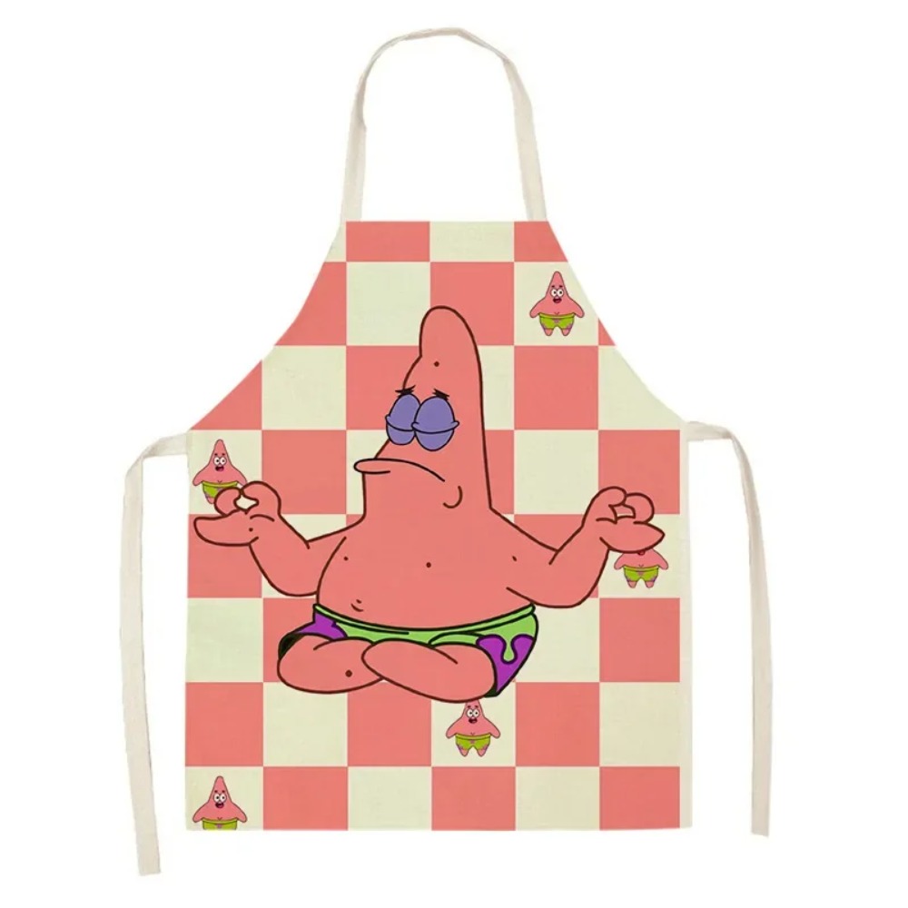 스폰지밥 패트릭 성인용 주방 앞치마, 린넨 빕스, 애니 - Kitchen Baking Store 리뷰 및 가격
