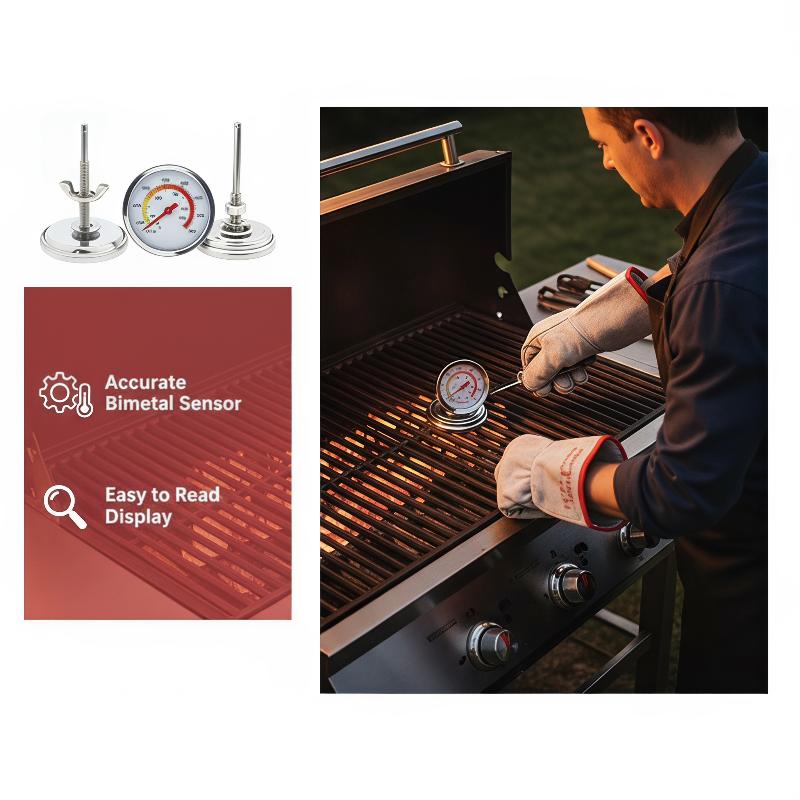 그릴 온도계 0-500 ℃   아날로그 대형 다이얼 5 - Oven Thermometer Analog 리뷰 및 가격