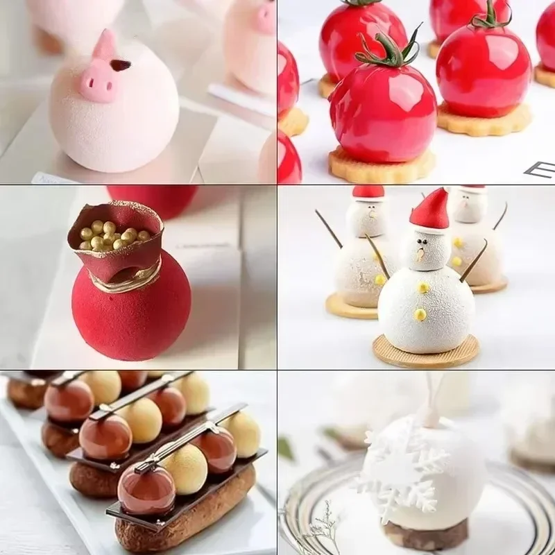 무스 케이크 베이킹 공 모양에 대한 3D 구형 실리콘  - Kitchen Baking Store 리뷰 및 가격
