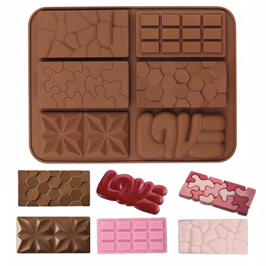 1pc 초콜릿 금형 3D 실리콘 금형 두바이 초콜릿 금 - Kitchen Baking Store 리뷰 및 가격