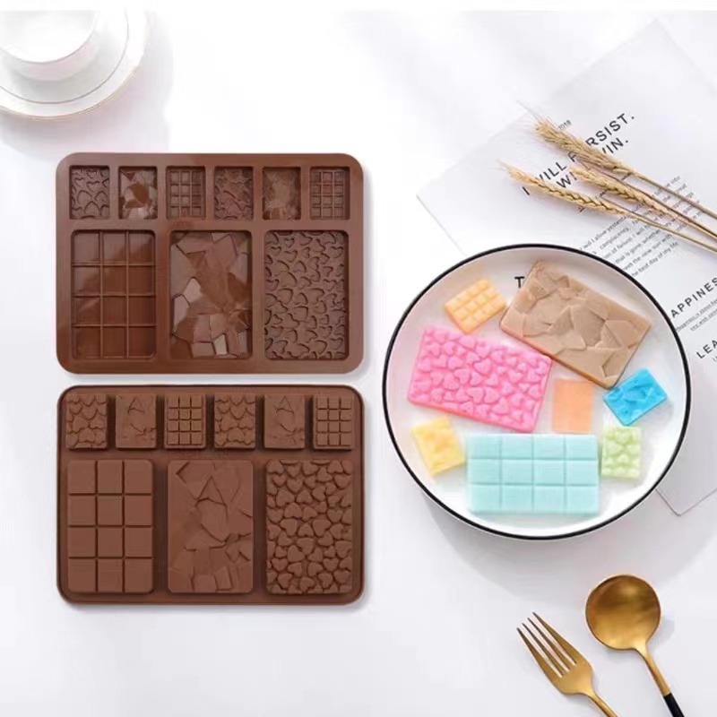 1pc 초콜릿 금형 3D 실리콘 금형 두바이 초콜릿 금 - Kitchen Baking Store 리뷰 및 가격