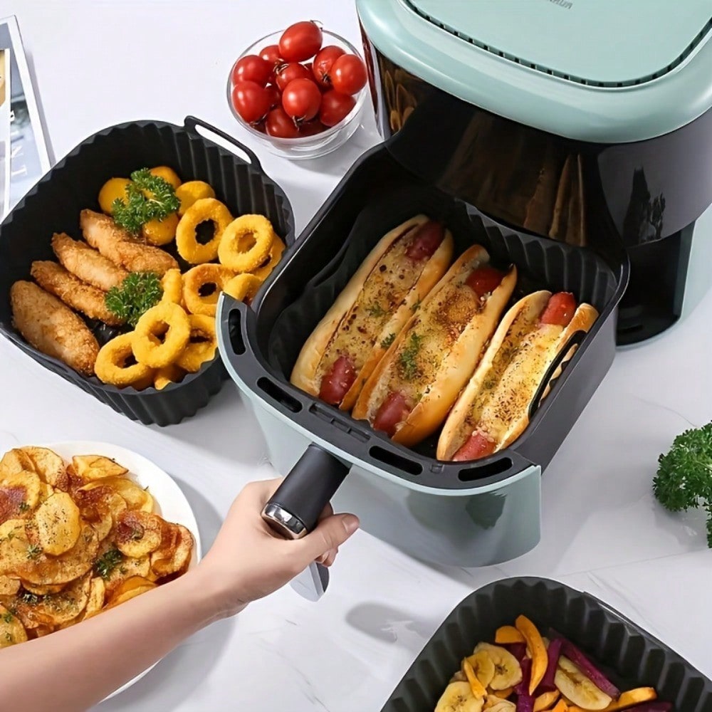 1개 재사용 가능한 실리콘 에어프라이어 라이너, 에어프 - Kitchen Baking Supplies 리뷰 및 가격