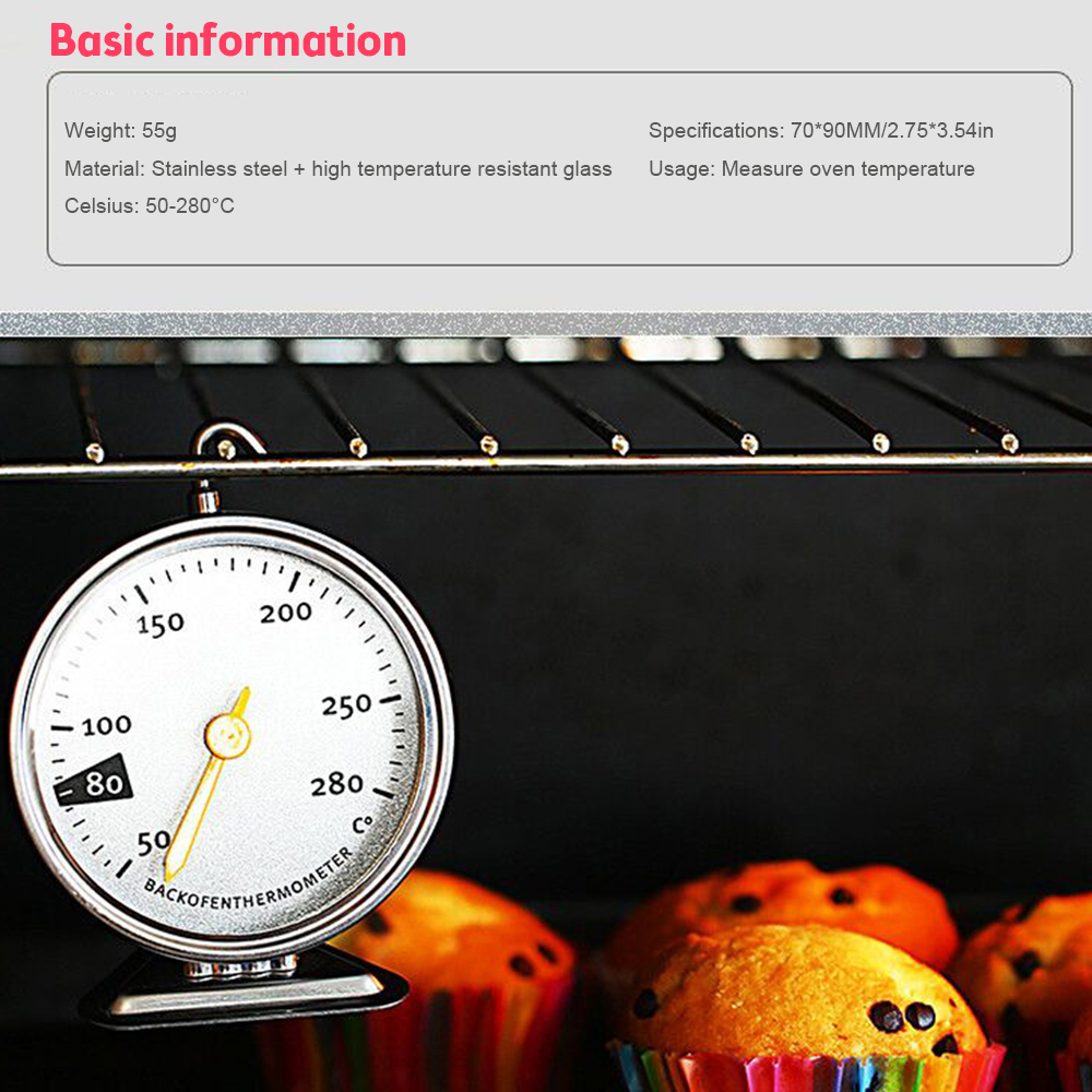 주방 온도계 스테인레스 스틸 오븐 온도계 스탠드 바베큐 - Oven Thermometer Analog 리뷰 및 가격
