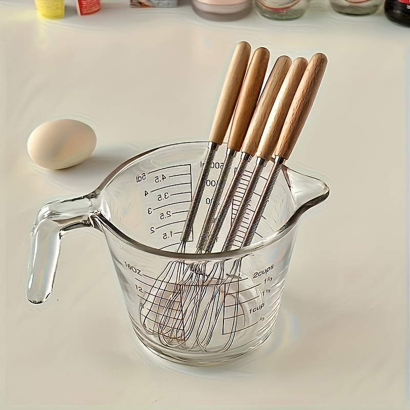 스테인리스 스틸 미니 계란 거품기 나무 손잡이 수동 거 - Kitchen Baking Must Haves 리뷰 및 가격