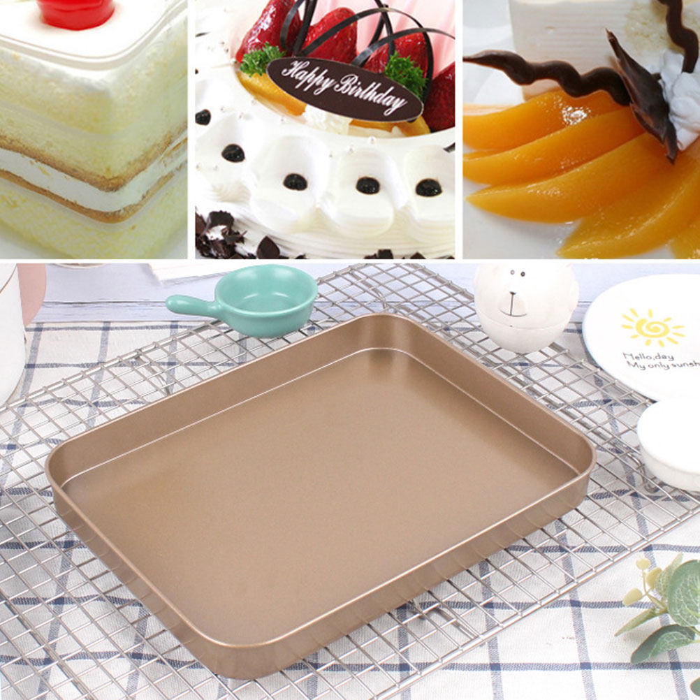 탄소강 직사각형 케이크 팬 10인치 논스틱 베이크웨어  - Kitchen Baking Pan 리뷰 및 가격