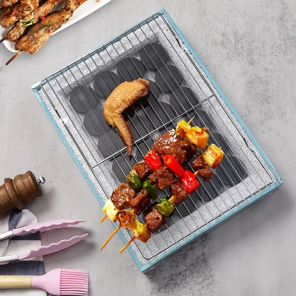 스테인레스 스틸 바베큐 메쉬 매트 재사용 가능한 내열성 - Kitchen Baking Store 리뷰 및 가격