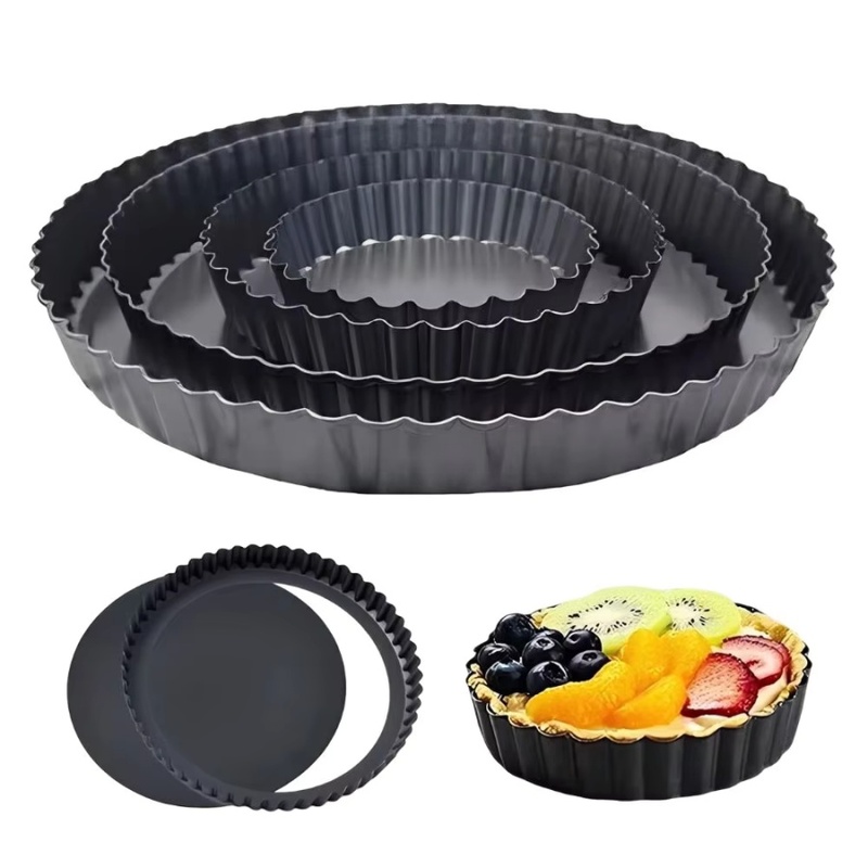 1개 분리형 바닥이 있는 플루트형 타르트 팬, 논스틱  - Kitchen Appliances For Baking 리뷰 및 가격