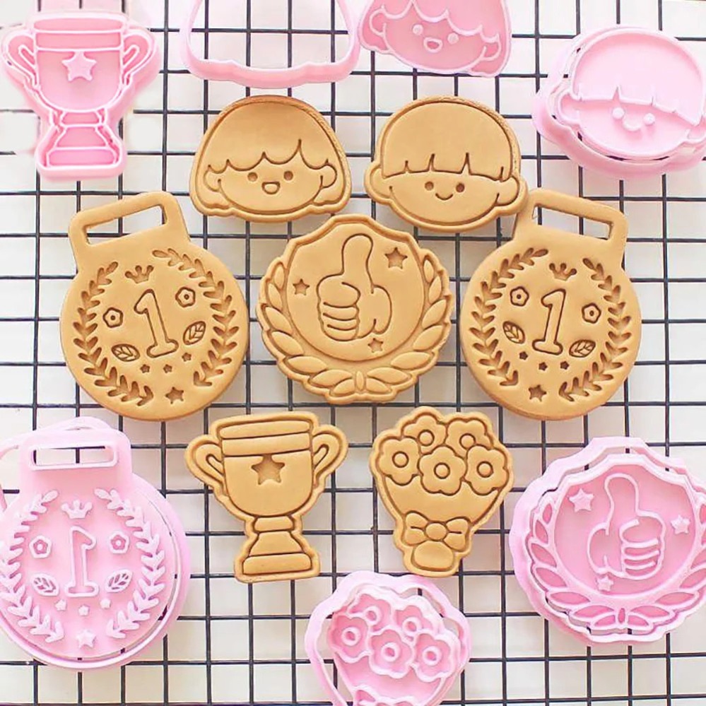 메달 트로피 쿠키 커터 만화 케이크 비스킷 몰드 쿠키  - Kitchen Baking Supplies 리뷰 및 가격